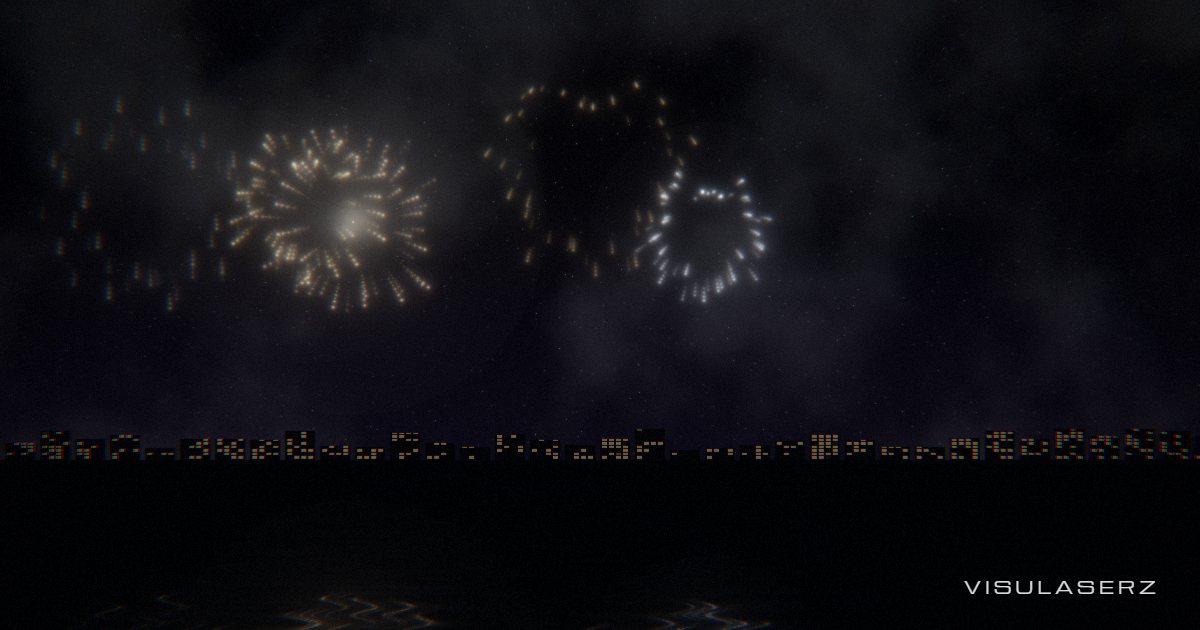 Fireworks scene